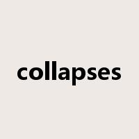 collapses是什么意思
