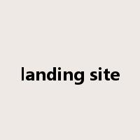 landing site是什么意思