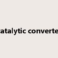 catalytic converter是什么意思