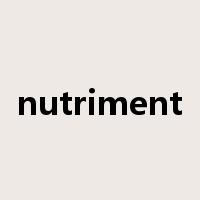 nutriment是什么意思