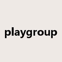 playgroup是什么意思