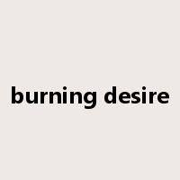 burning desire是什么意思