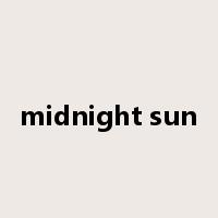 midnight sun是什么意思