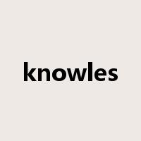 knowles是什么意思