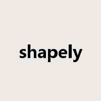shapely是什么意思