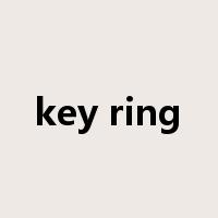 key ring是什么意思
