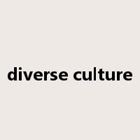 diverse culture是什么意思