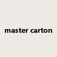 master carton是什么意思