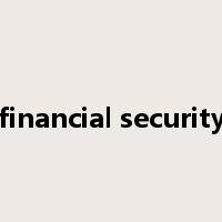 financial security是什么意思