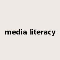 media literacy是什么意思