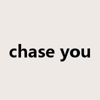 chase you是什么意思