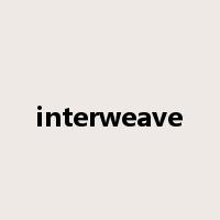 interweave是什么意思