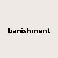 banishment是什么意思