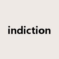 indiction是什么意思