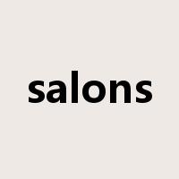 salons是什么意思