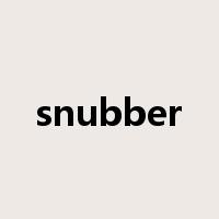 snubber是什么意思