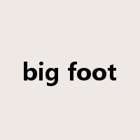 big foot是什么意思