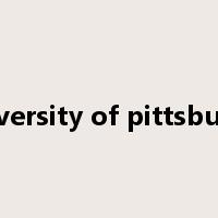 university of pittsburgh是什么意思