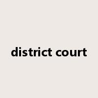 district court是什么意思