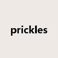 prickles是什么意思