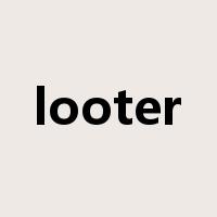 looter是什么意思