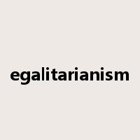 egalitarianism是什么意思