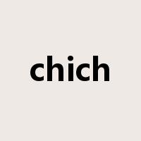 chich是什么意思