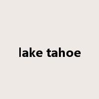 lake tahoe是什么意思