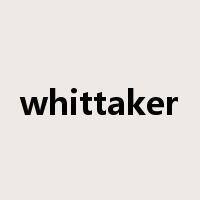 whittaker是什么意思