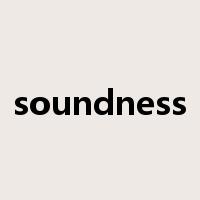 soundness是什么意思