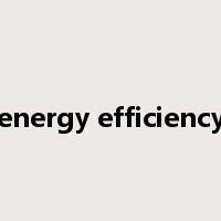energy efficiency是什么意思