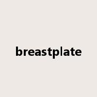 breastplate是什么意思