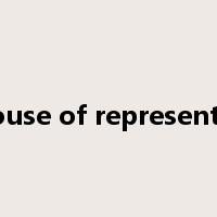 the house of representatives是什么意思