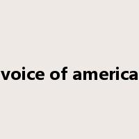 voice of america是什么意思