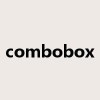 combobox是什么意思