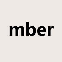 mber是什么意思