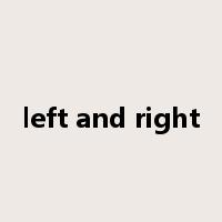 left and right是什么意思