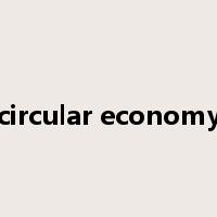 circular economy是什么意思