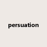 persuation是什么意思