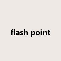 flash point是什么意思