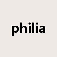 philia是什么意思