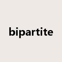 bipartite是什么意思