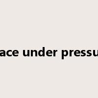 grace under pressure是什么意思
