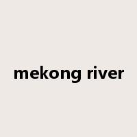 mekong river是什么意思