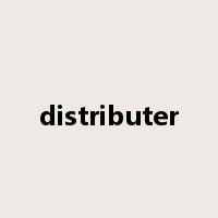 distributer是什么意思
