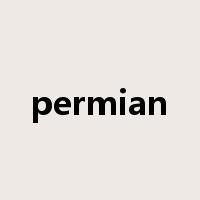 permian是什么意思