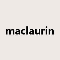 maclaurin是什么意思