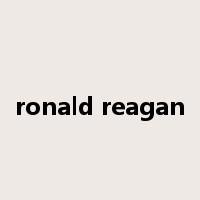 ronald reagan是什么意思