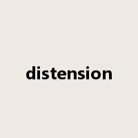 distension是什么意思