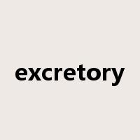 excretory是什么意思